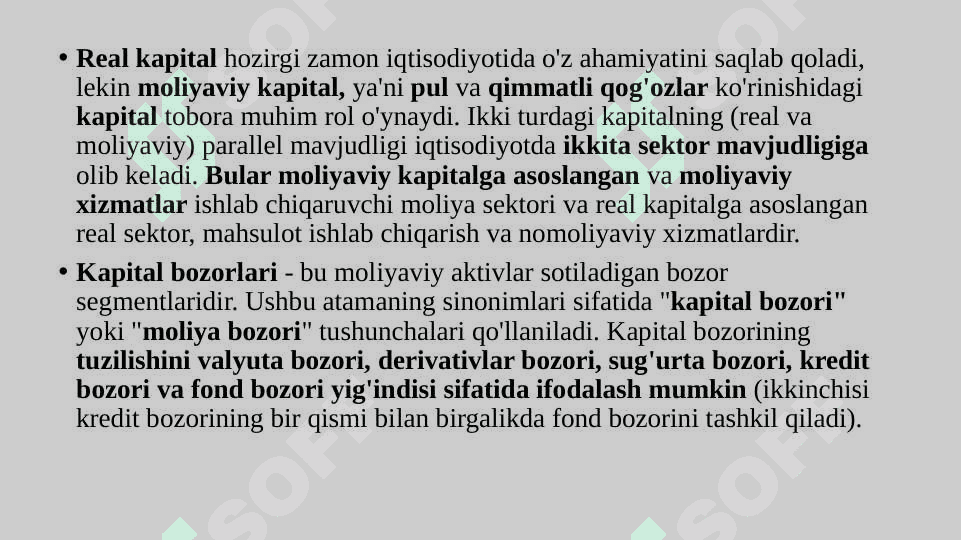 Kapital bozori va uni tashkil etish 4