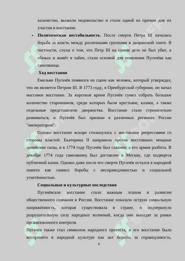 Образы народного восстания и человек в подготовке исторической жизни в повести А.С.Пушкина "Капитанская дочка" 6
