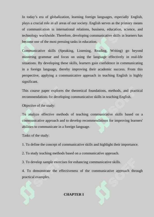 THE TEACHING COMMUNICATIVE SKILLS IN ENGLISH 2