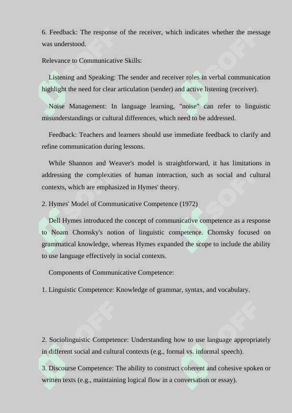 THE TEACHING COMMUNICATIVE SKILLS IN ENGLISH 4