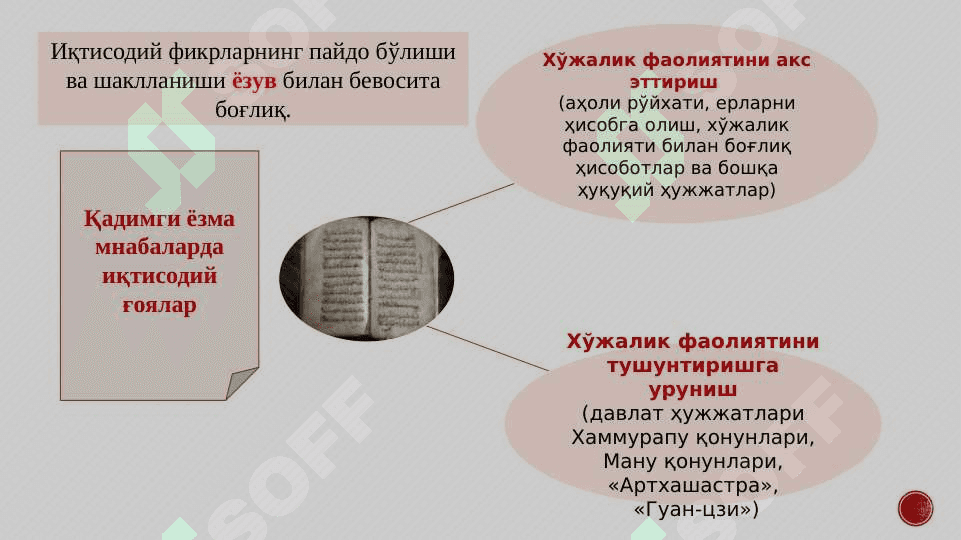 Қадимги дунё иқтисодий таълимотлари 3