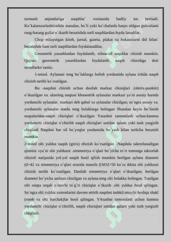 Tayoqchalardan shakllar hosil qilish geometrik shakllar rasmini chizish didakrik o'yinlardan foydalanish 7