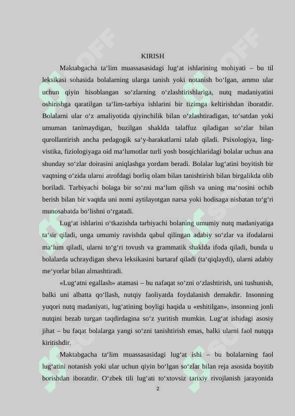 Maktabgacha  yoshdagi bolalar bilan lug‘at ishini olib borishning mazmuni 2