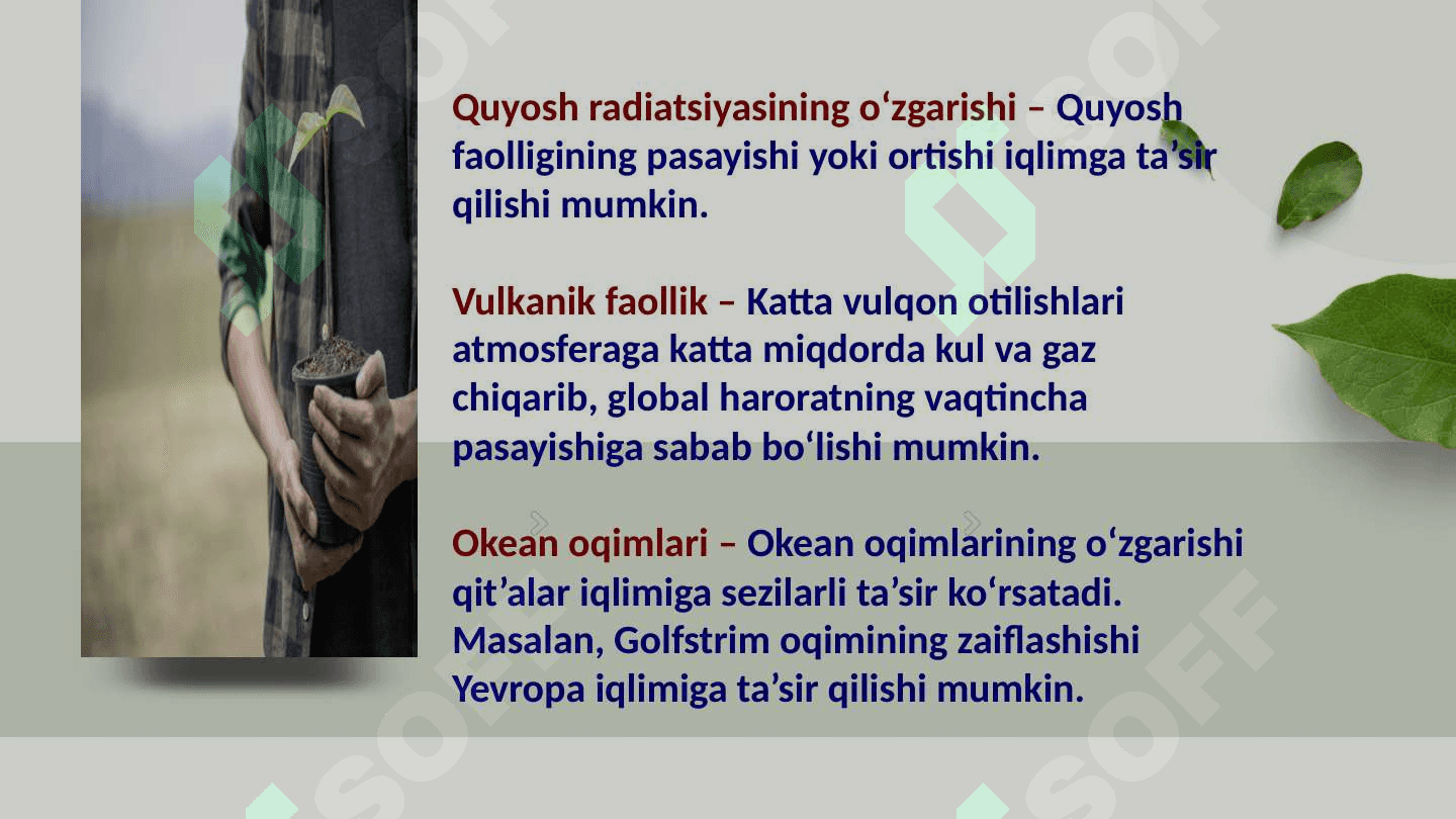Iqlim oʻzgarishi va atrof muhit 4