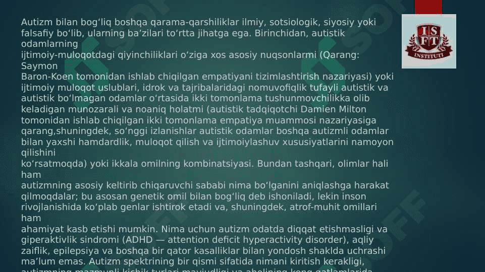 Bolalarda uzoq davom etuvchi kasalliklar tasnifi 3