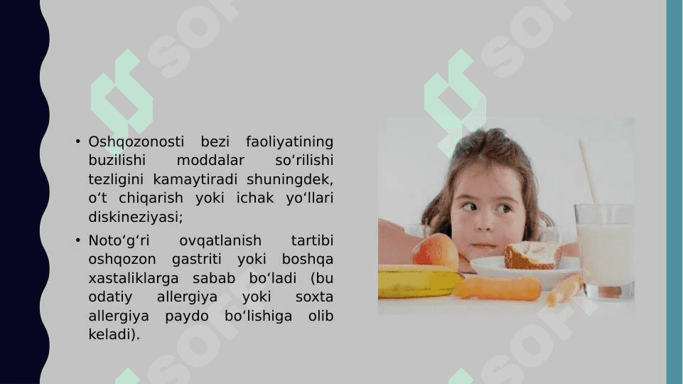 Ovqat allergiyasi. Gipoalergen parhezlar 5