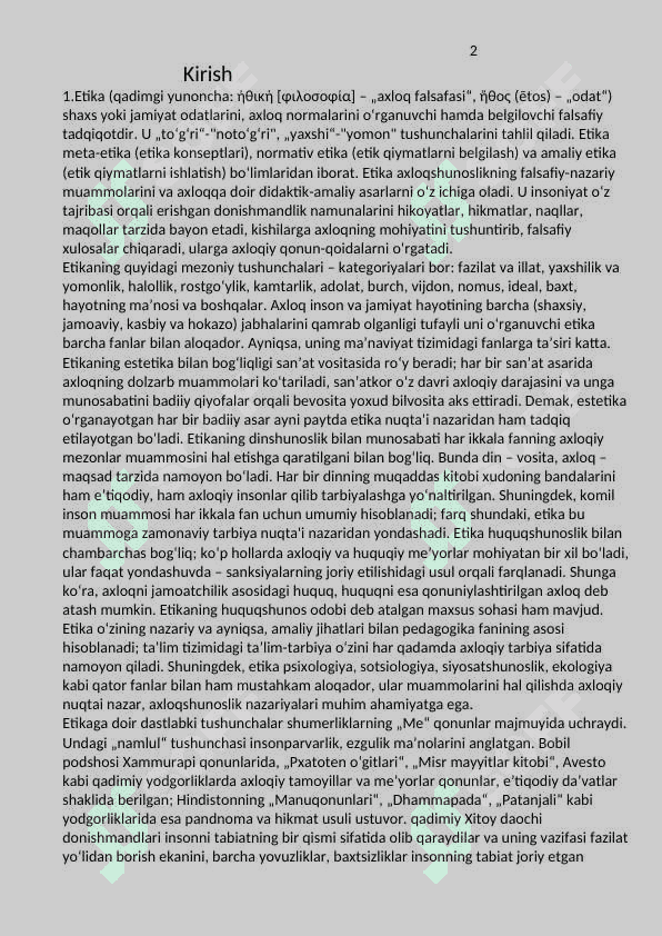 Etika va notiqlik 2