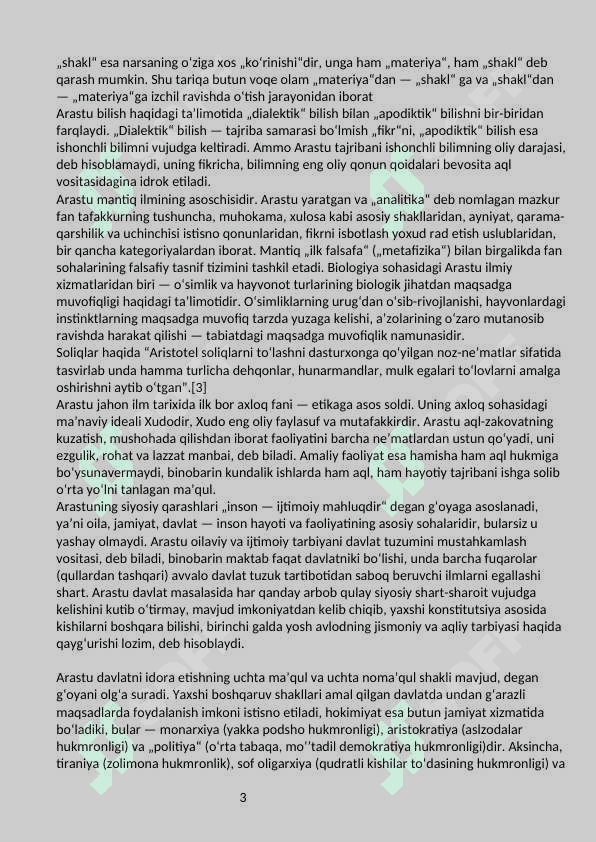 Aristotelning Ritorika asari 3