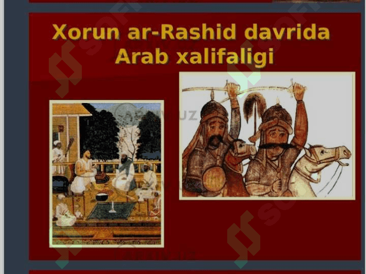 ILK ÓRTA ASRLARDA SHARQ. ARAB XALIFALIGI 7