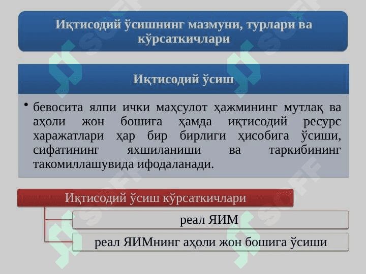 ИҚТИСОДИЙ ЎСИШ ВА МИЛЛИЙ БОЙЛИК 2