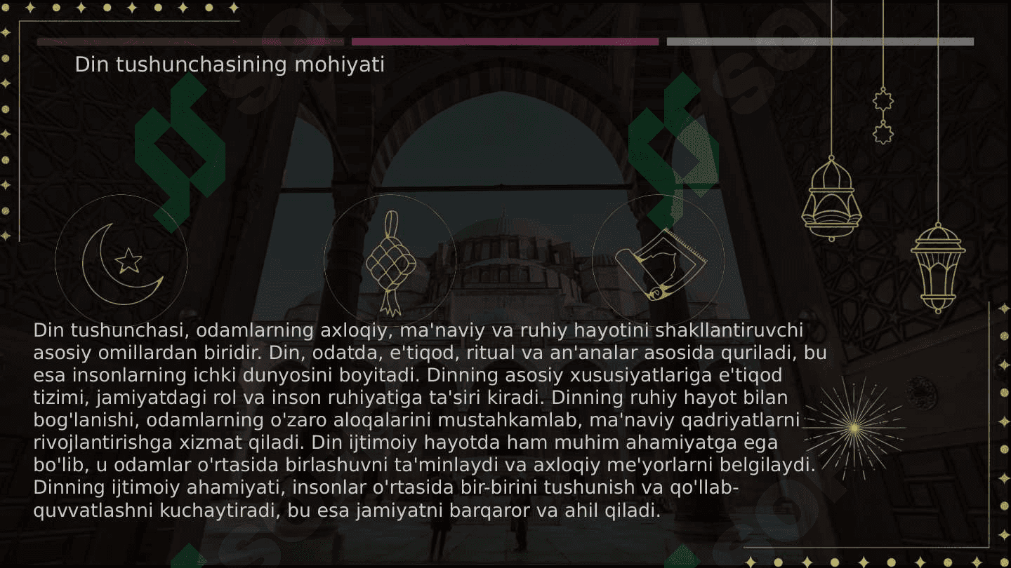 Din va hurfikrlilik "  (Berdyaevning diniy hurfikrlilik haqidagi g'oyalarini G'azzoliy g'oyalari bilan qiyoslash) 4