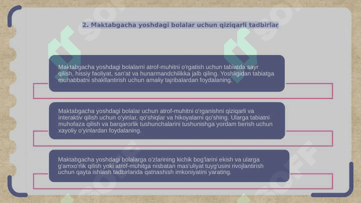 Mavzu: Maktabgacha yoshdagi bolalarda axloqiy sifatlarni tarbiyalash. 3