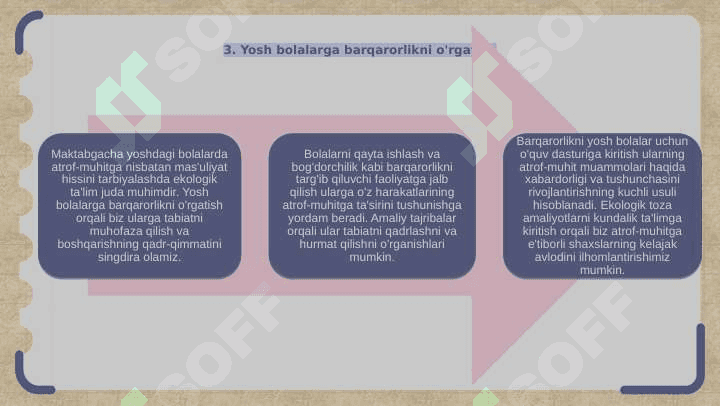 Mavzu: Maktabgacha yoshdagi bolalarda axloqiy sifatlarni tarbiyalash. 4