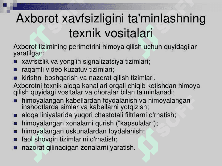 Axborot xavfsizligi 8
