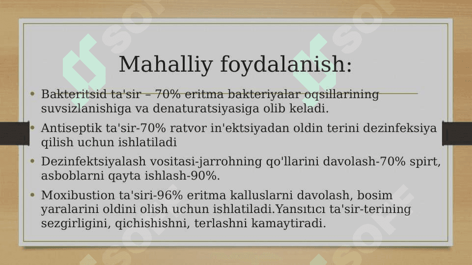 Slayd Etil spirti 3
