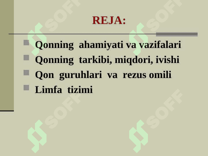 QON  TOMIR  VA  LIMFA  TIZIMI 2