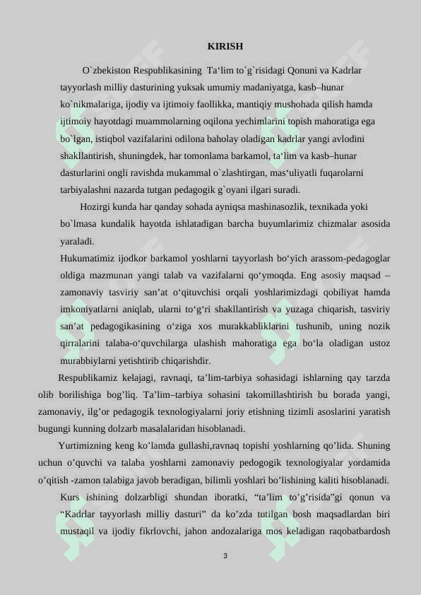 Chizmachilik darslarida ko`rgazmali vositalardan foydalanish 3
