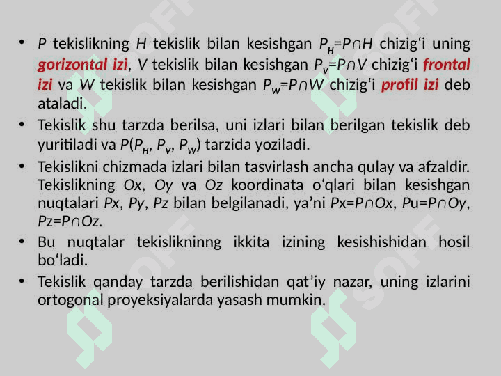 Tekisliklar 8