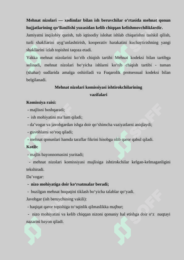 MEHNAT ZIDDIYATLARI VA ULARNI BARTARAF ETISH USULLARI 2