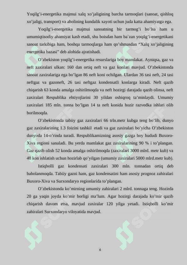 JANUBIY IQTISODIY RAYONI YOQILG`I-ENERGETIKA SANOATI 5