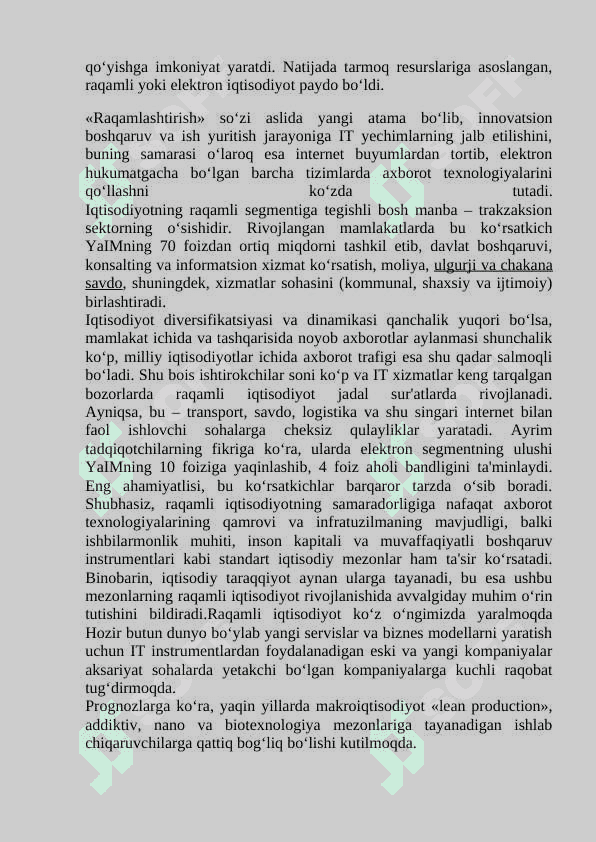 Raqamli iqtisodiyotdagi sanoat deformatsiyasi. 7