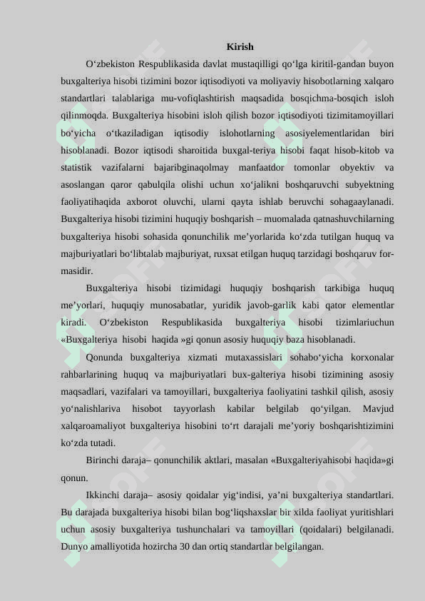 Xususiy sektorlarda buxgalteriya hisobini tashkil etish tizimi 2