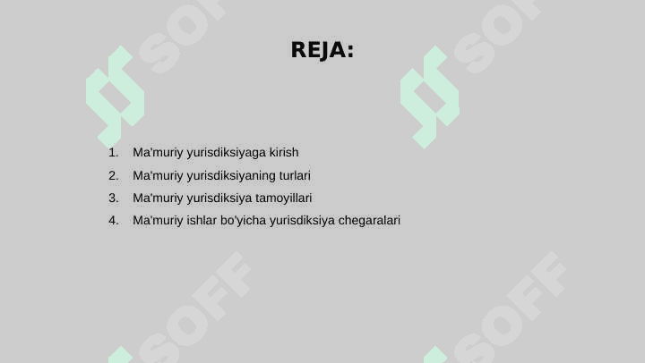 Ma'muriy ishlarning sudlarga taalluqligi 2