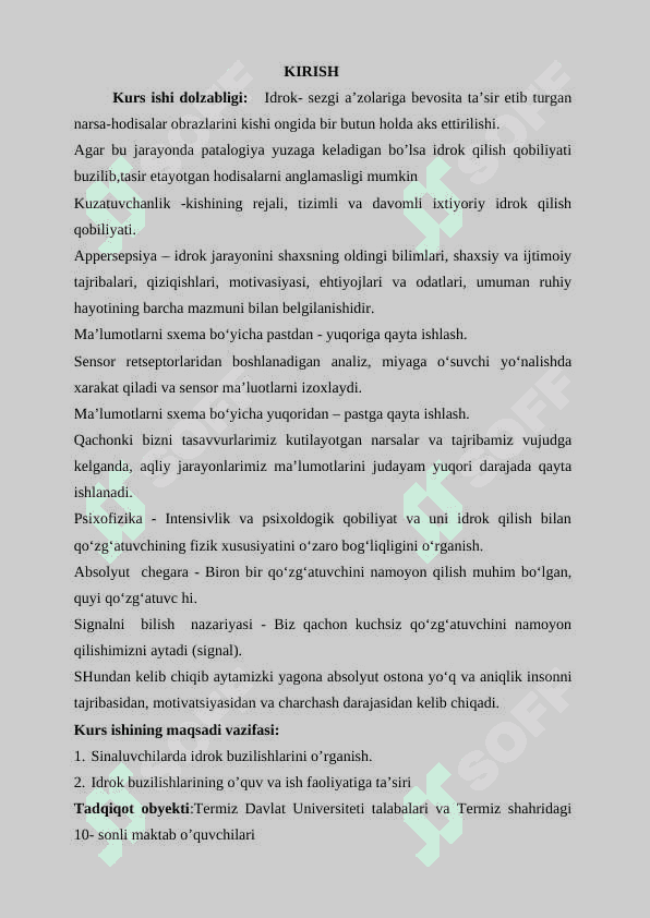 SHAXS PSIXOLOGIYASIDA IDROK PATALOGIYASI 3