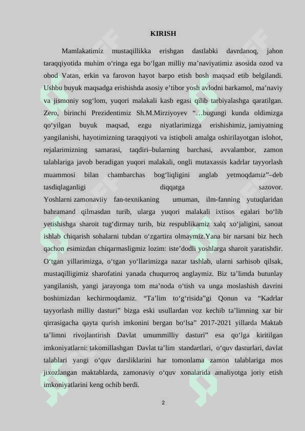 BOSHLANG‘ICH SINFLARDA MATEMATIKA O‘QITISHDA KOMPETENSIYAVIY YONDASHUV 2