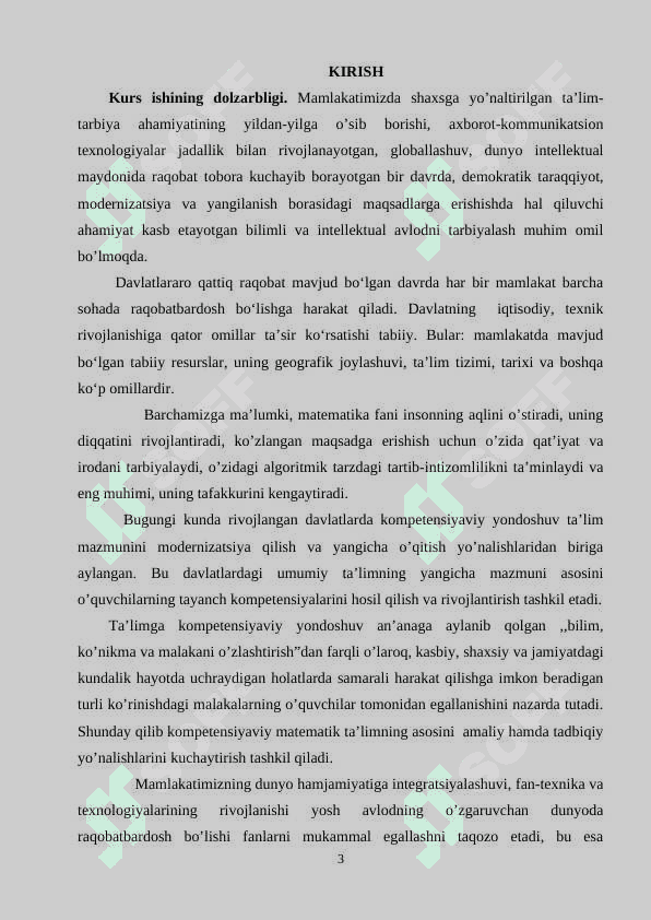 BOSHLANG’ICH SINFLARDA   GEOMETRIK MATERIALLARNI O’RGATISH VA O‘RGANISH METODIKASI 3