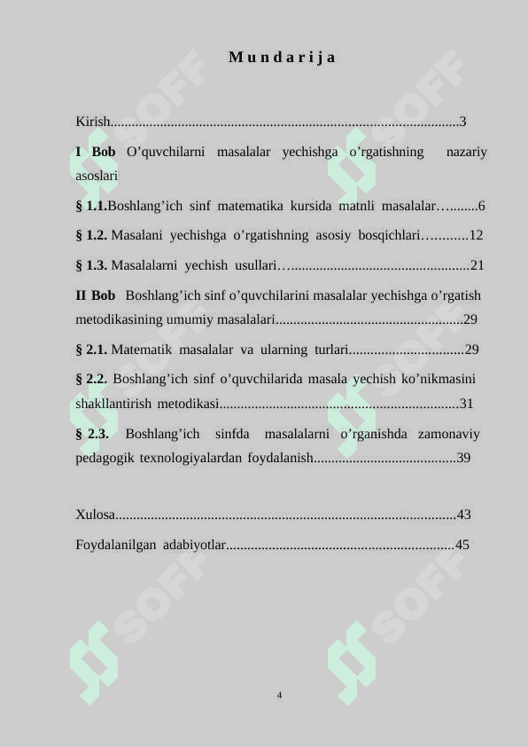 Boshlang'ich sinflarda matnli masalalar yechish metodlari 2