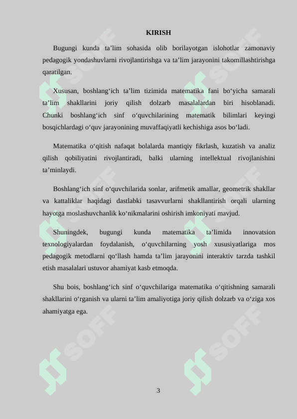 BOSHLANG’ICH SINFDA MATEMATIKA O’QITISHNI TASHKIL QILISH SHAKLLARI 3