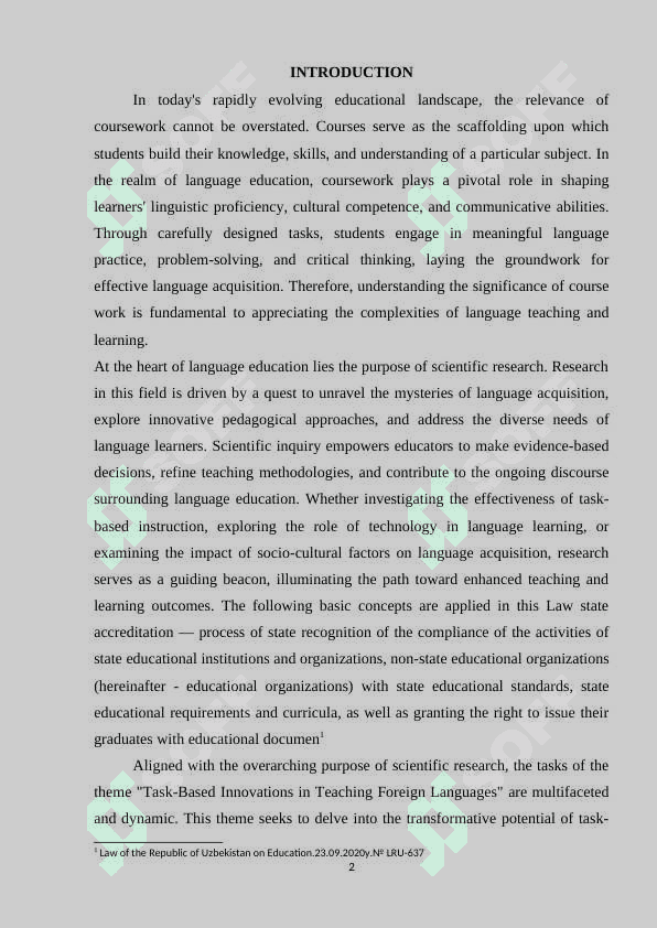 Innovations in teaching foreign languages 2