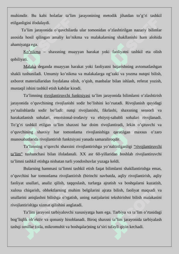 O'quvchilar  jamoasi yaxlit pedagogik jarayonning asosiy shakli sifatida 4