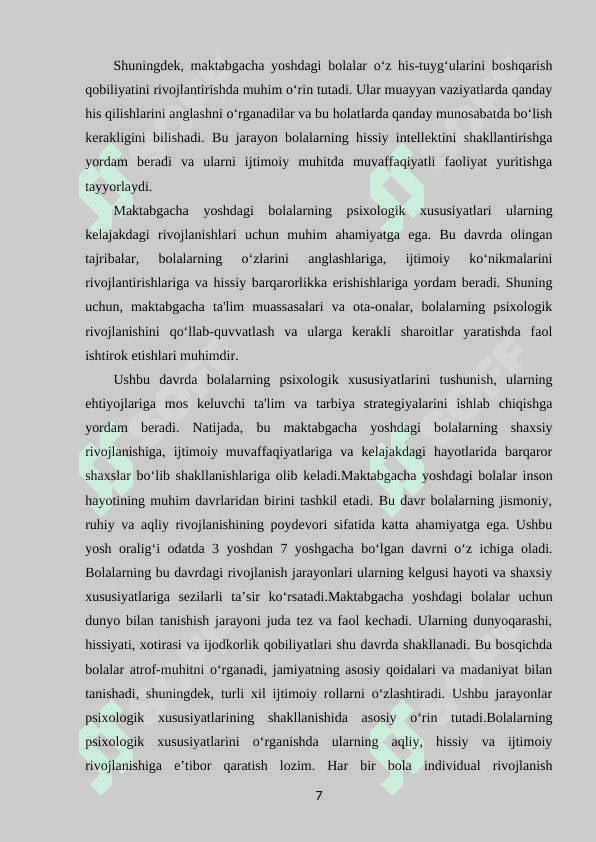 MAKTABGACHA YOSHDAGI BOLALARGA HUQUQIY TARBIYA BERISHNING SHAKL VA YO'LLARI 7