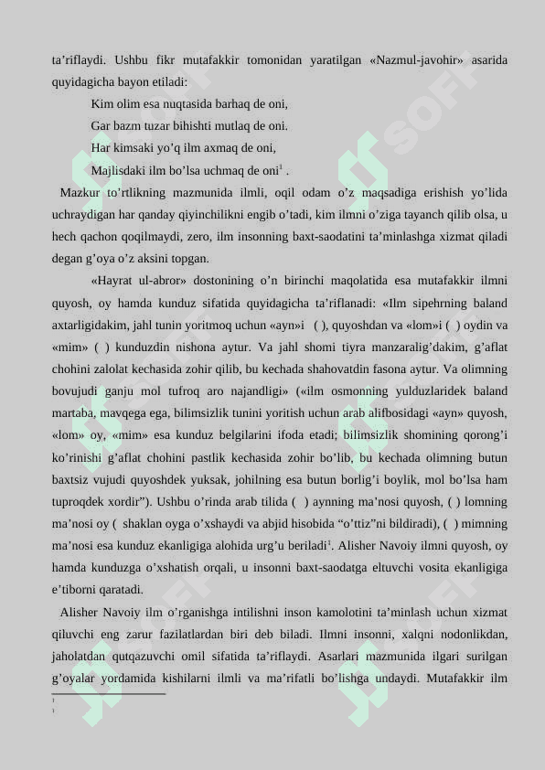 Alisher Navoiy asarlarida ta'lim - tarbiya masalasining yoritilishi 4