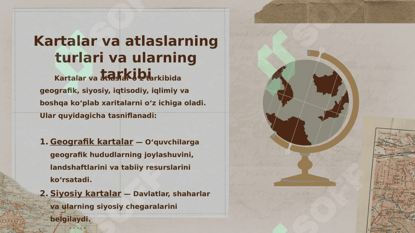 Kartalar va atlaslar maktab darsliklarida 4