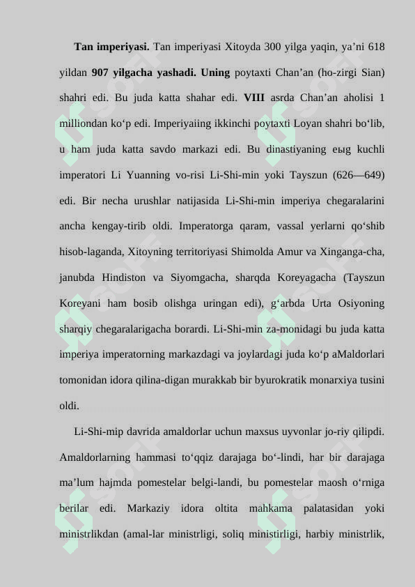Ilk o‘rta asrlarda Xitoy 7