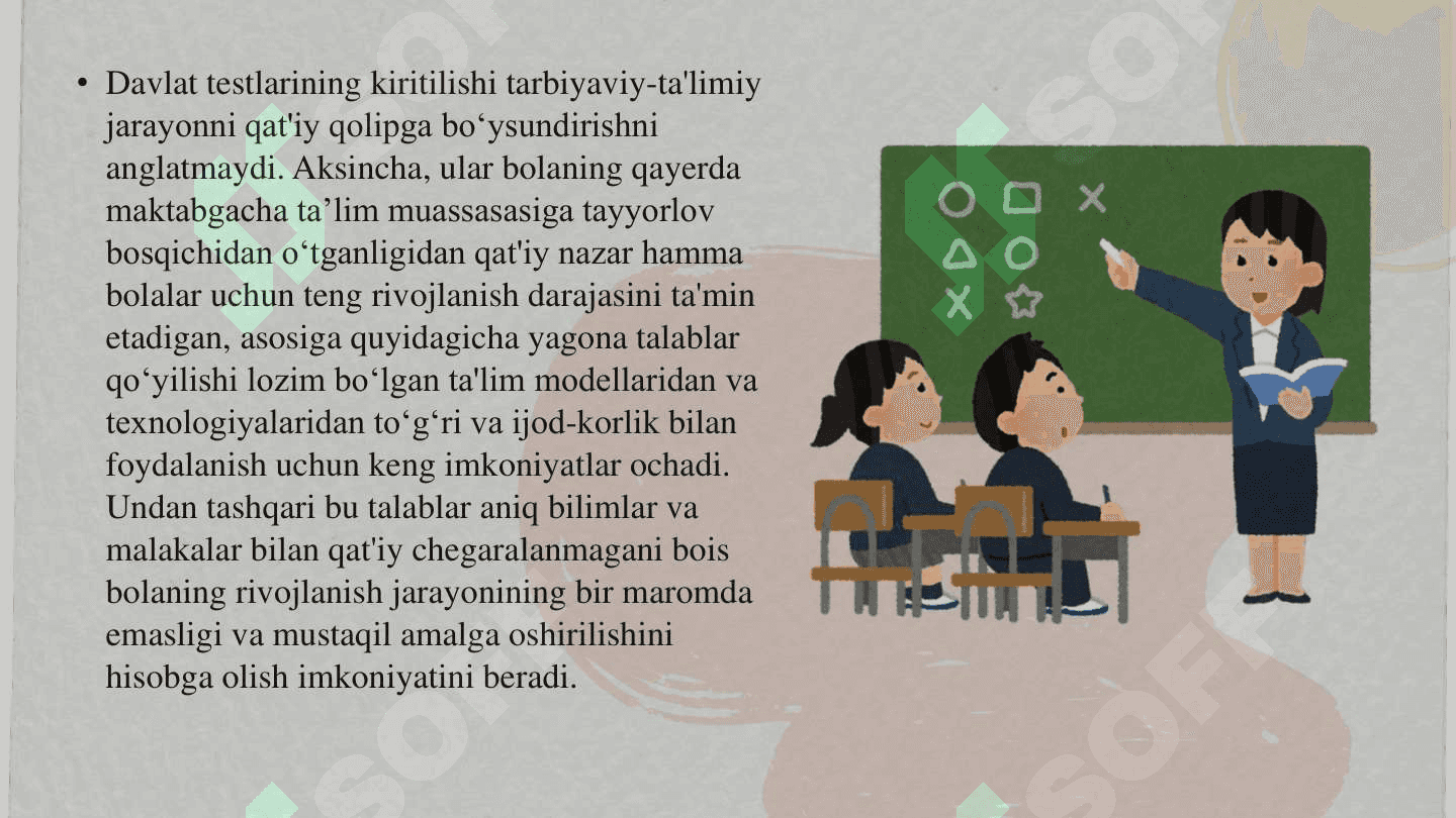 Maktabga motivatsion tayyorlik 7