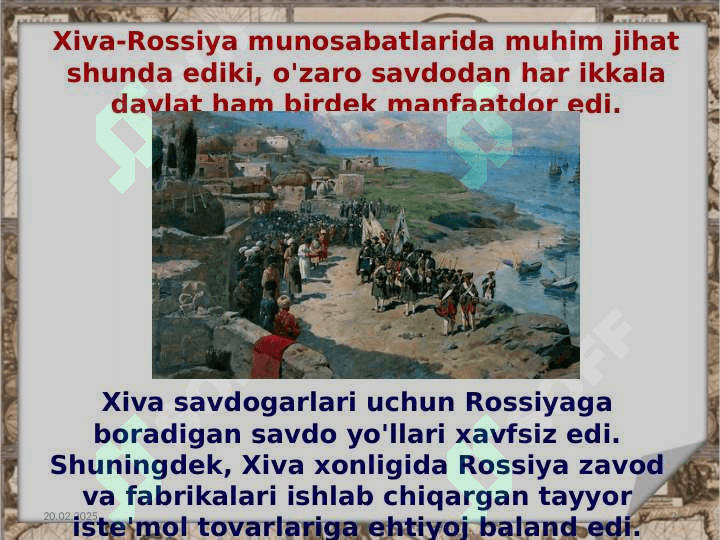 Xiva xonligining tashqi siyosati Muhammad Rahimxon I davrida Xiva xonligi 2