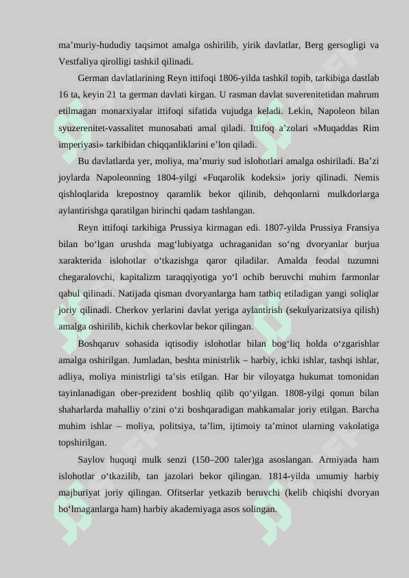 Yangi davr Germaniya davlati va huquqi 3