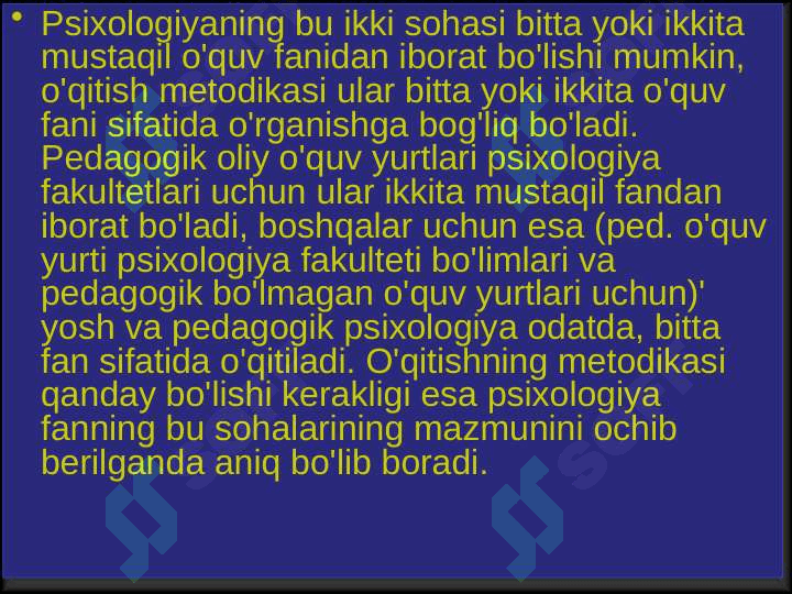 Yosh va pedagogik psixologiyani o'qitishning metodik o'ziga xosliklari 5