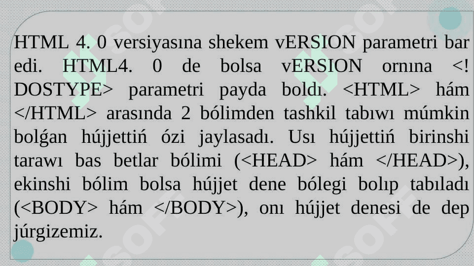 HTML tili 8