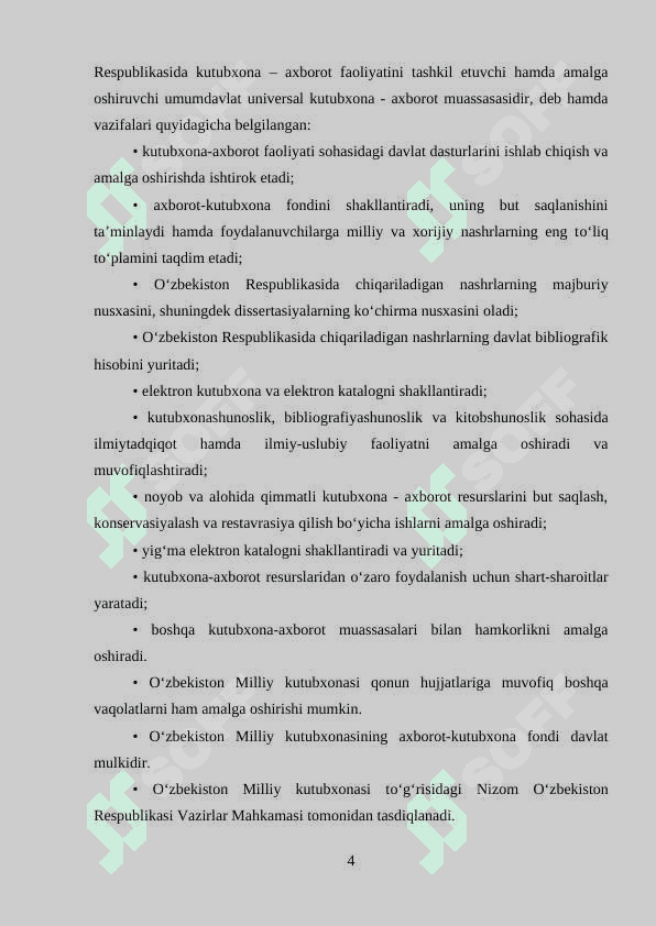 Kutubxonalarning zamonaviy rivojlanishdagi muammolari va istiqbolari 4