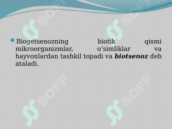 EKOTIZIM TOVARLARI VA XIZMATLARI: TABIATGA TAHDID SOLUVCHI OMILLAR 5