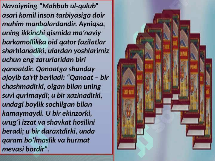Alisher Navoiy asarlarida komil inson haqidagi qarashlar 7