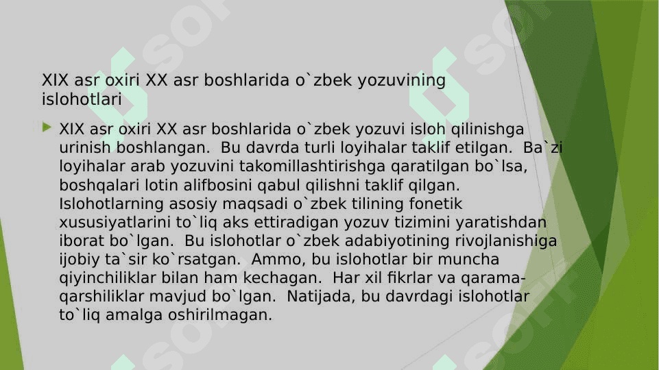 Hozirgi o'zbek adabiy tili alifbosining taraqqiyot bosqichlari 3