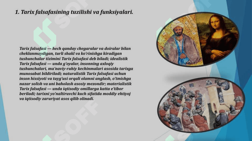 Tarix falsafasi va falsafa tarixi uyg'unligi 2