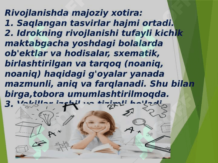 Diqqat va xotira-psixik jarayon sifatida 4