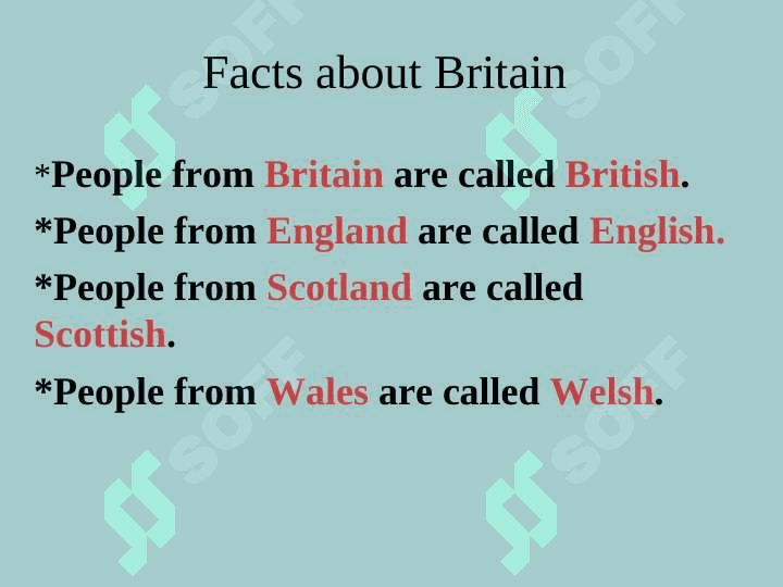 All About Britain (Primary 4) 7